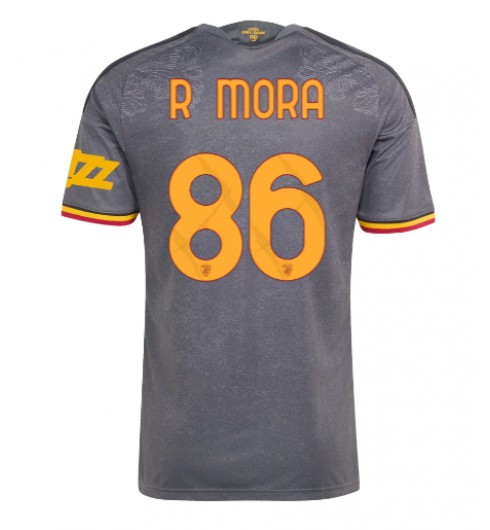 AS Roma Rodrigo Mora #86 Tredjedrakt 2026-27 Korte ermer AS Roma Rodrigo Mora #86 Tredjedrakt 2026-27 Korte ermer